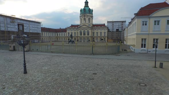 Great view of Charlottenburg Palace in Berlin
