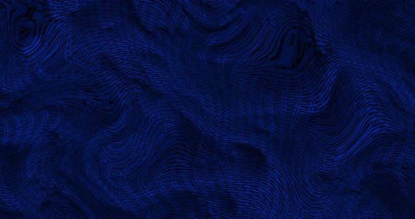 Abstract dark blue animation. Liquid background. Beautiful digital painting movie,
