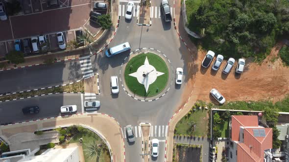 Small Traffic Roundabout - israel