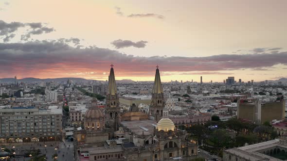 Guadalajara, Jalisco, Mexico. Sunset