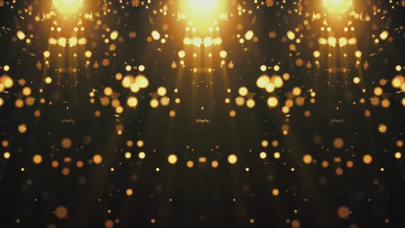 Gold Particle With Shiny Stars A-6 alt