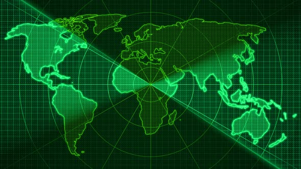 Cyan Green Color Map Searching Radar Hud Animated alt