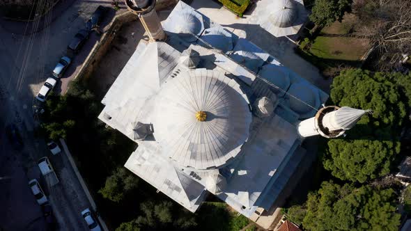 Mosque And City Aerial View 2
