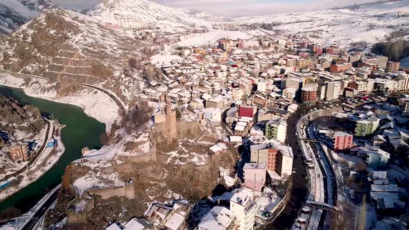 Historic castle and city alt