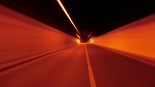 Tunnel Abstract Time Lapse