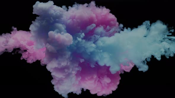 Super Slowmotion Shot of Color Inks in Water. Shot with High Speed Camera at . alt
