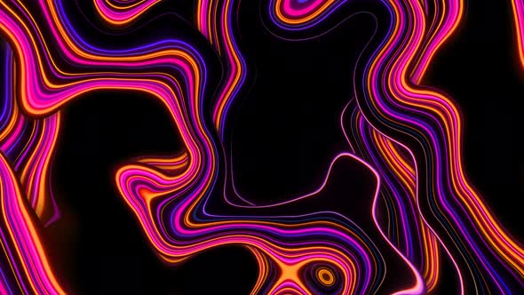 Abstract Fantasy Glow Wave Line Gradient Background