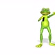 Frog Sings Looped White Background - VideoHive Item for Sale