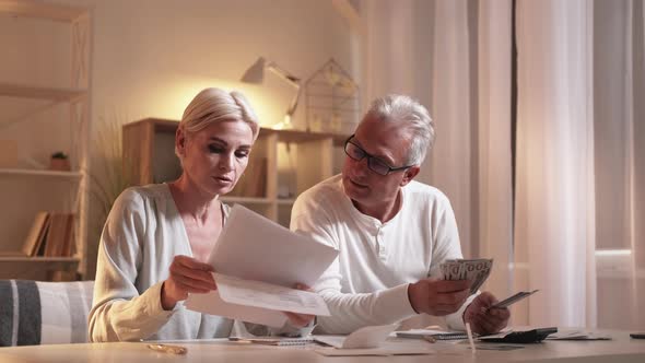 Financial Counting Middleaged Couple Credit Payments alt