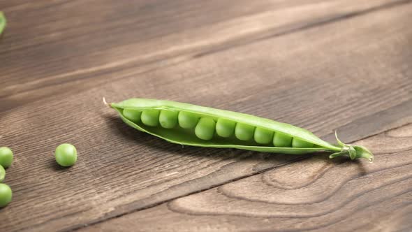 Peas in a Pod Closeup