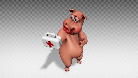 Cartoon Pig - Show Medicine alt