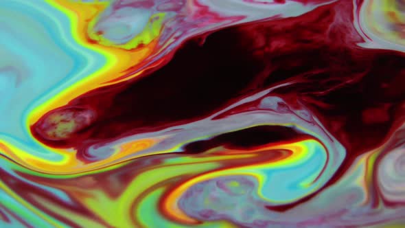 Abstract Psychedelic Sacral Paint Swirling And Explosion  alt
