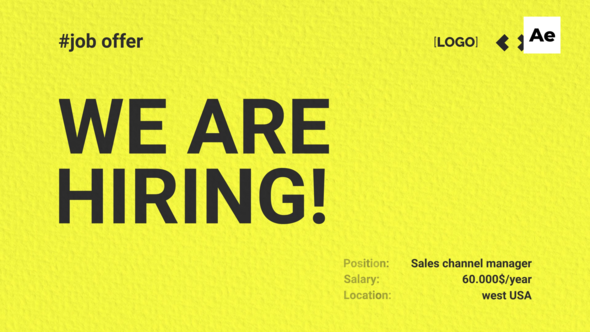 Modern Text Titles And Stories Product Promo template preview