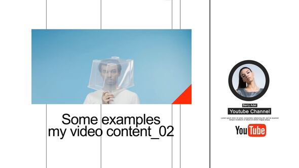 My Youtube Channel Product Promo template preview