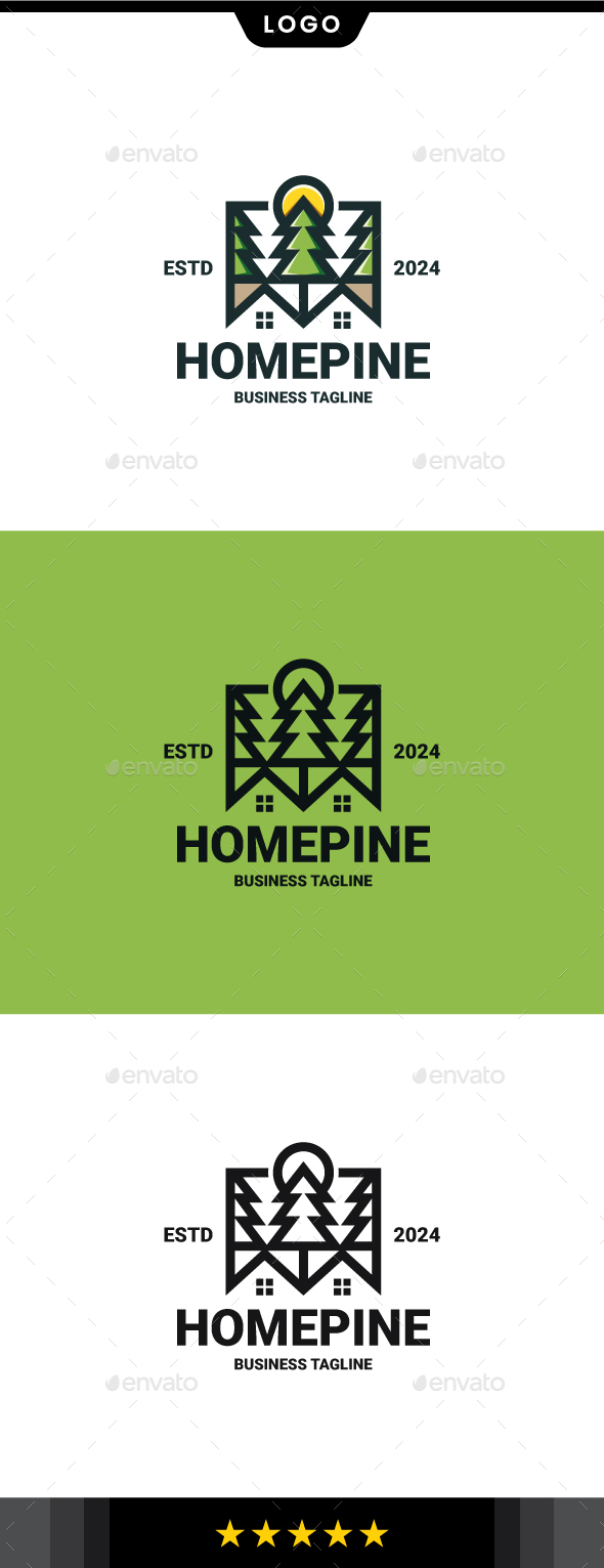[DOWNLOAD]Home Pines Logo Template