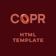 Copr - Personal Portfolio HTML Template