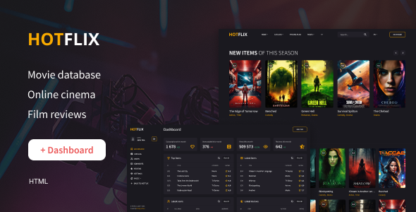 HotFlix – Online Movies, TV Shows & Cinema HTML Template