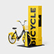 Bicycle Sharing System Mockup Set
