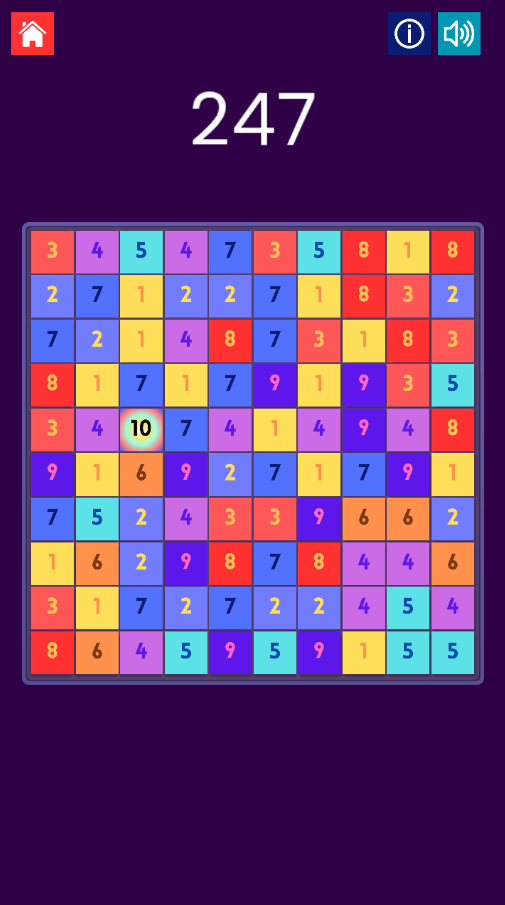 Get Ten v2.0 Game HTML5  (Phaser 3)