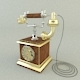 Antique telephone 3D model