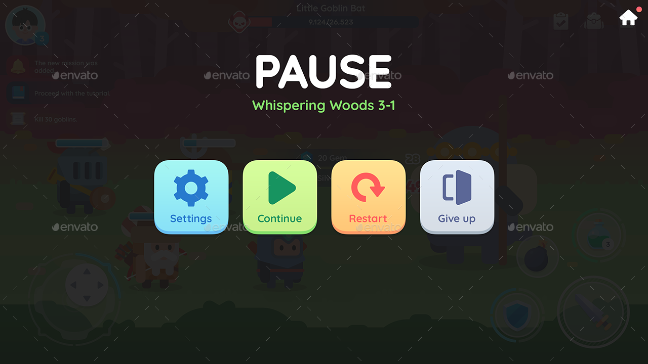 GUI Pro - Casual Game(Vol 1), Game Assets | GraphicRiver