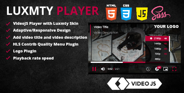 Videojs Luxmty Skin Nulled