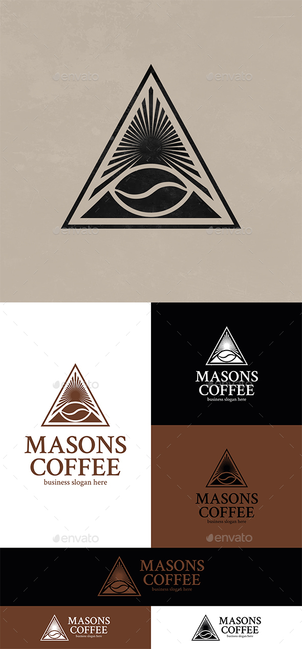 [DOWNLOAD]Masons Coffee Triangle Logo