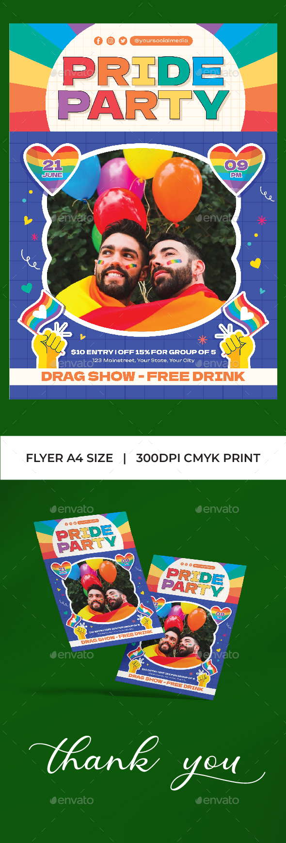 [DOWNLOAD]Pride Party Flyer