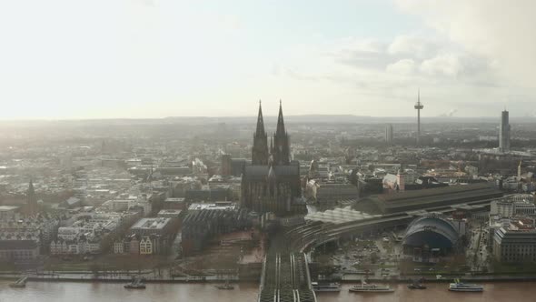 Forwards Fly Above City After Rain alt