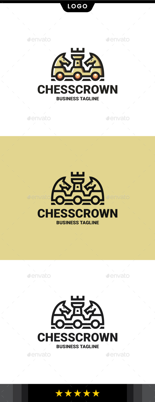 [DOWNLOAD]Chess Crown Logo Template