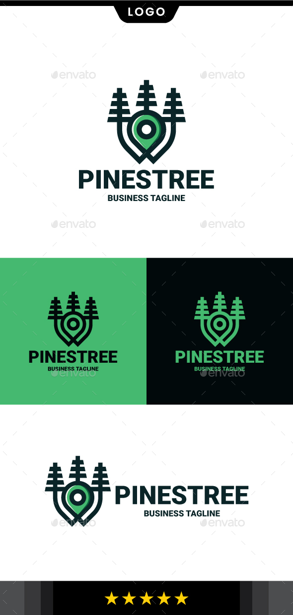 [DOWNLOAD]Pines Location Logo Template