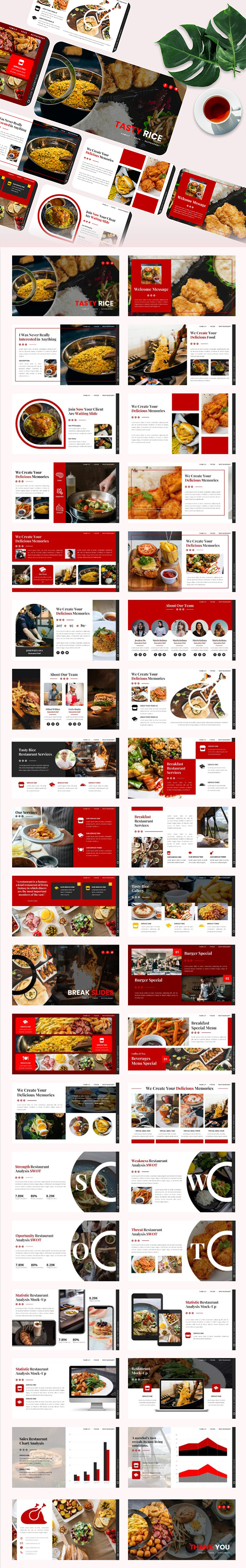 [DOWNLOAD]Tasty Rice - Food PowerPoint Template