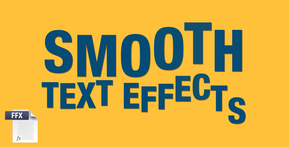 Smooth Text Effects - VideoHive 4189990