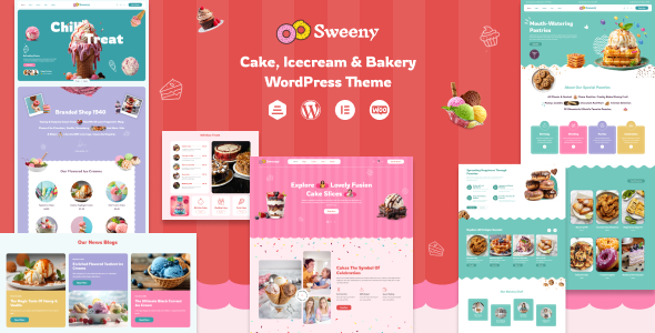 [DOWNLOAD]Sweeny - Cake, Ice Cream & Bakery Store WordPress Theme