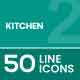 Kitchen Line Icons
