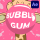 Bubble Gum Logo Reveal for After Effects