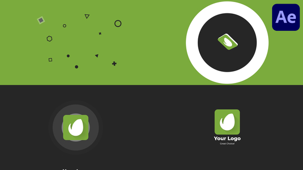 Shape Logo for After Effects Logo Stings template preview