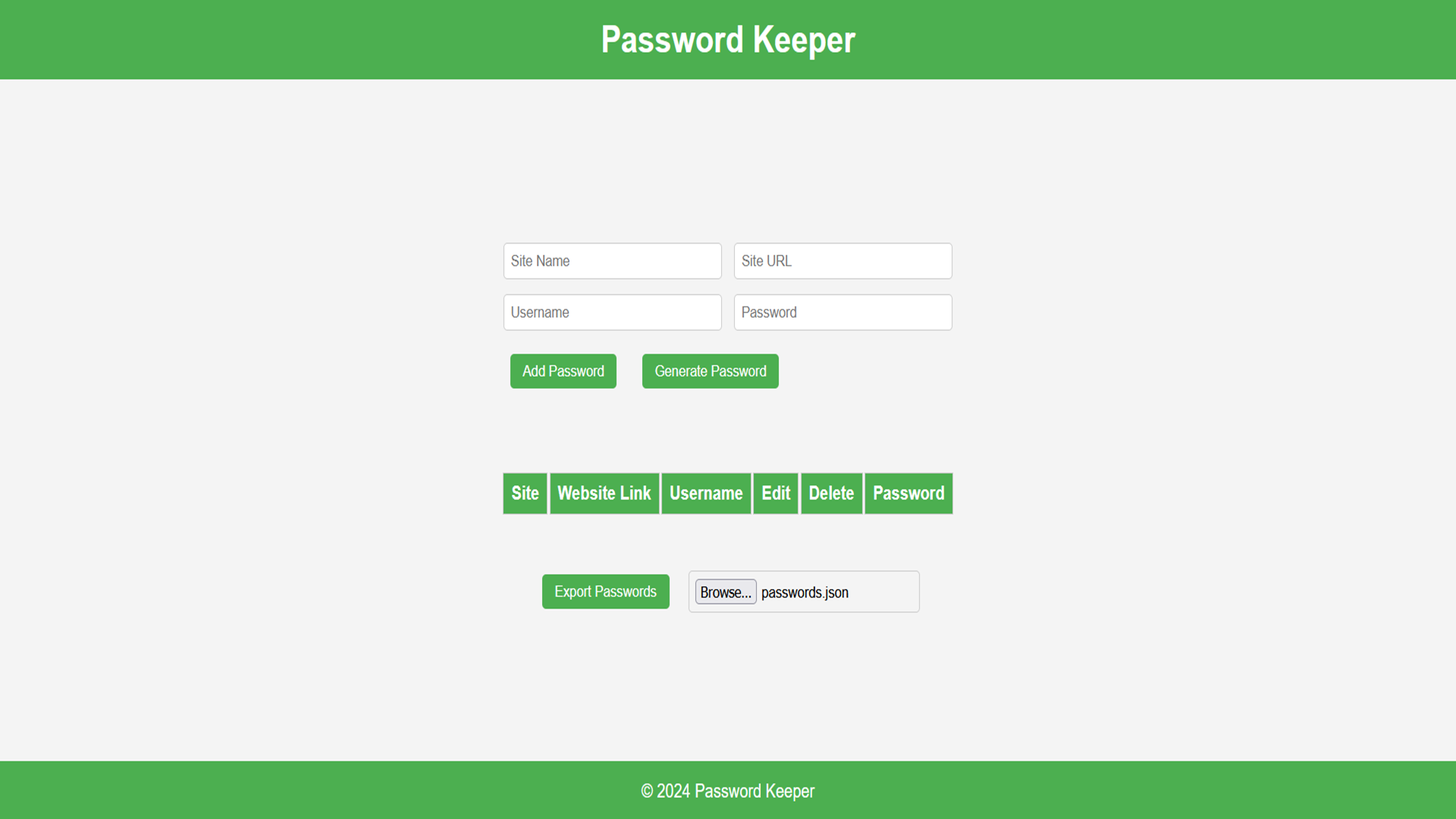 Password Manager (Password Keeper) by navnneetjakhar | CodeCanyon