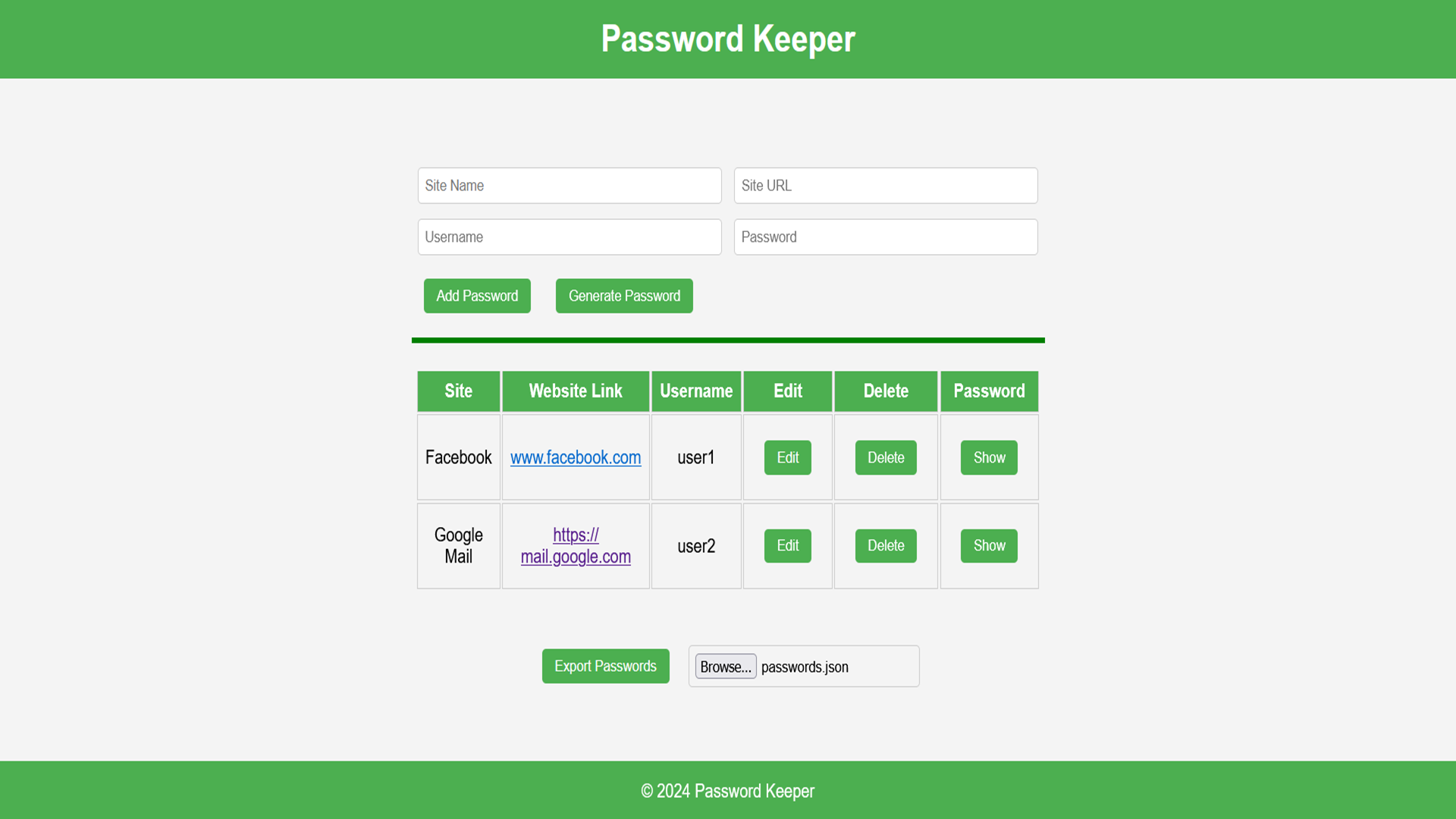 Password Manager (Password Keeper) by navnneetjakhar | CodeCanyon
