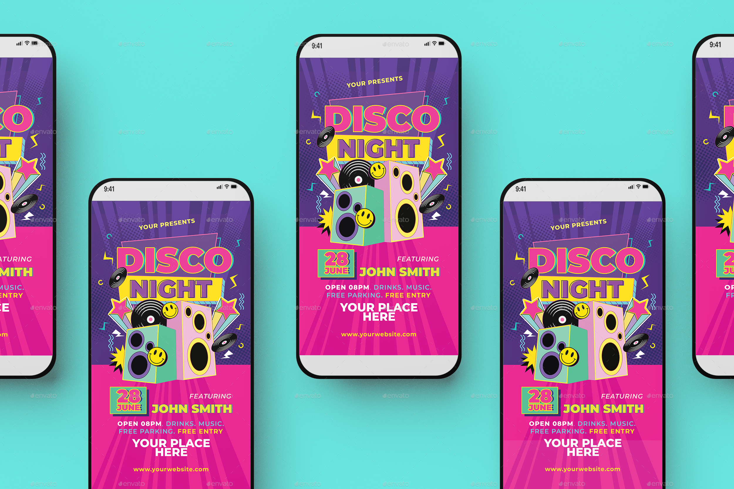 Disco Flyer, Print Templates | GraphicRiver