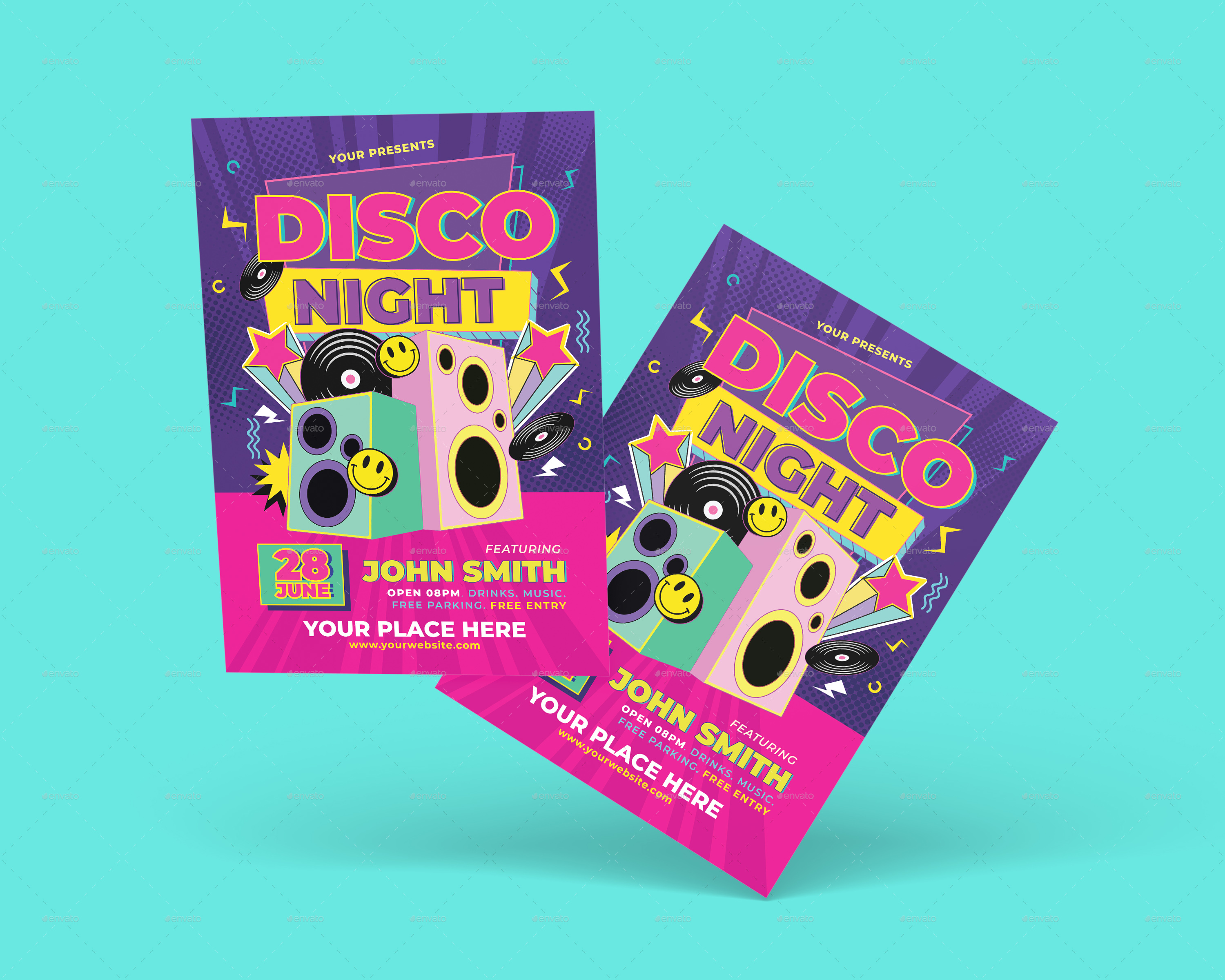 Disco Flyer, Print Templates | GraphicRiver