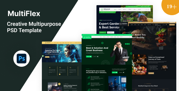 MultiFlex-Creative Multipurpose PSD Template