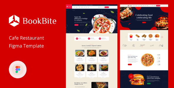 Cookbite - Cafe Restaurant Figma Template