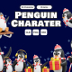 3D Penguin Character Set