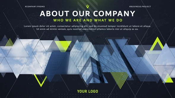 Business Corporate Promotion Video Displays template preview