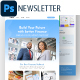 Finance Email Newsletter PSD Template