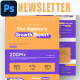 Marketing Agency Newsletter PSD Template