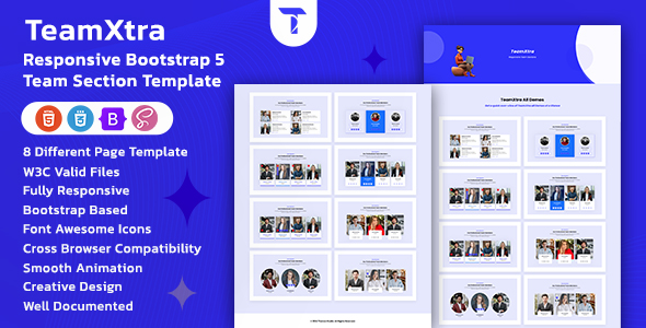 [DOWNLOAD]TeamXtra - Bootstrap 5 Team Section Template