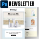 Authentic Beauty Products Email Newsletter PSD Template