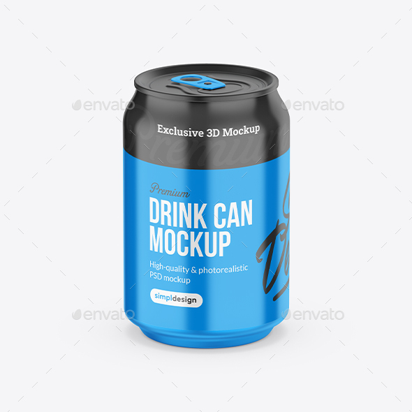[DOWNLOAD]Drink Can Mockup